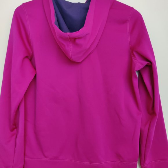Nike Girls Hoodie Fushcia Size M (Kids' size) - Picture 2 of 4
